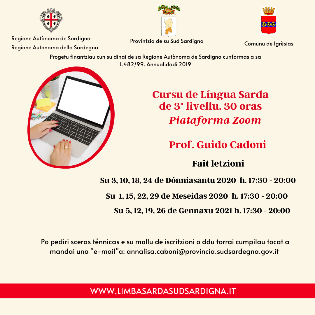 Comune di Iglesias. L. 482/99  Corso di Lingua Sarda di III livello 
