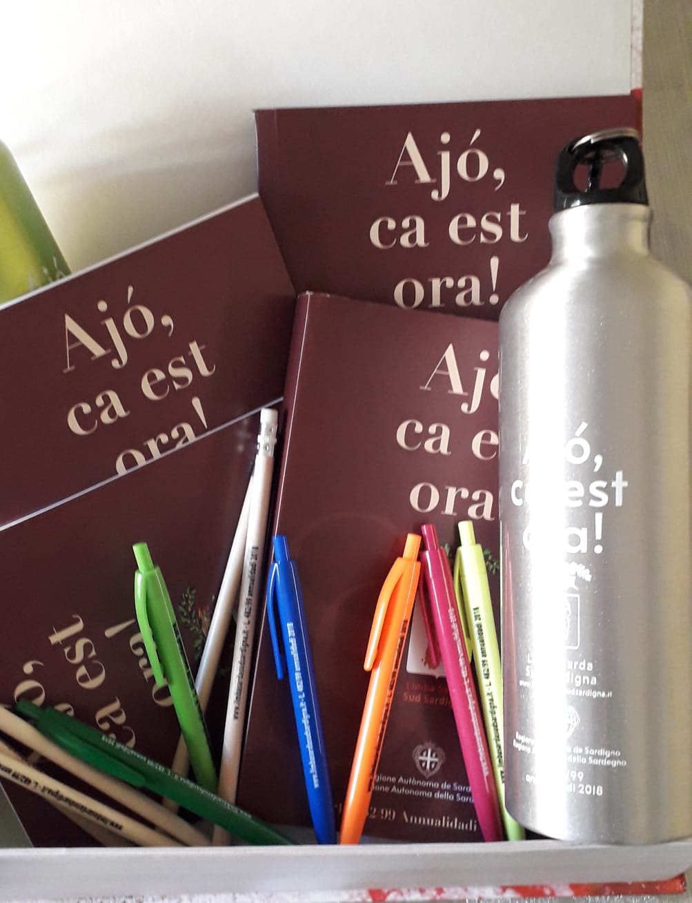 Esaurimento disponibilità gadget per la promozione visibile della lingua sarda (L. 482/99)